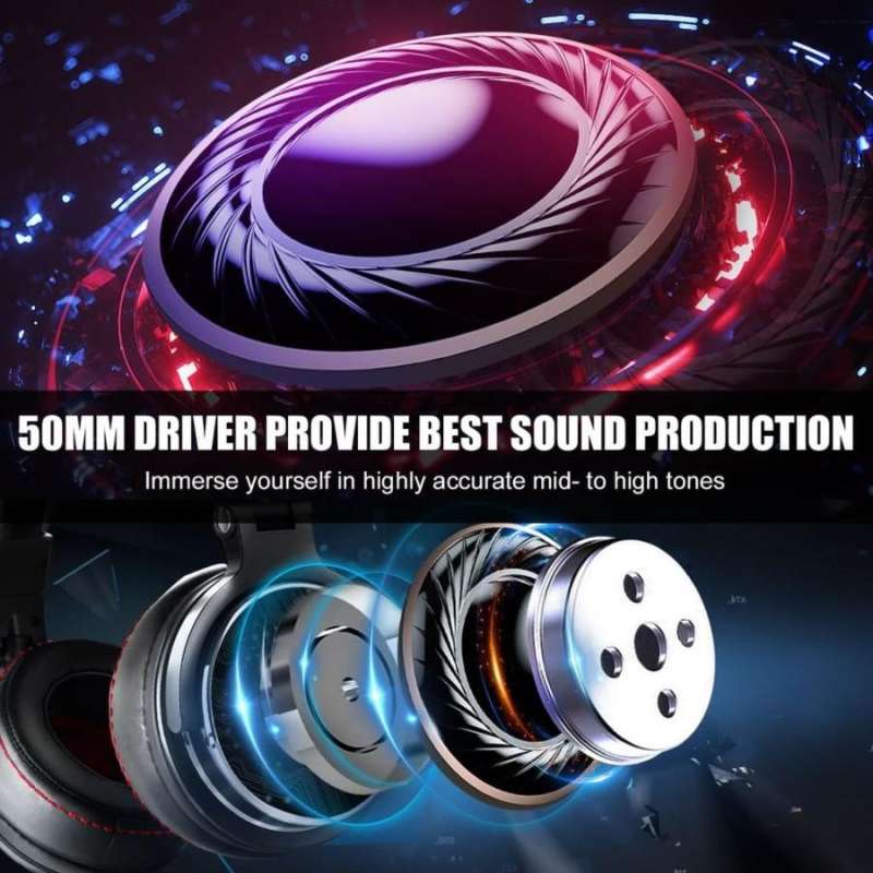 Jual Gaming Headphone Headset Studio Pro Dj With Mic - Pro-50 - Black