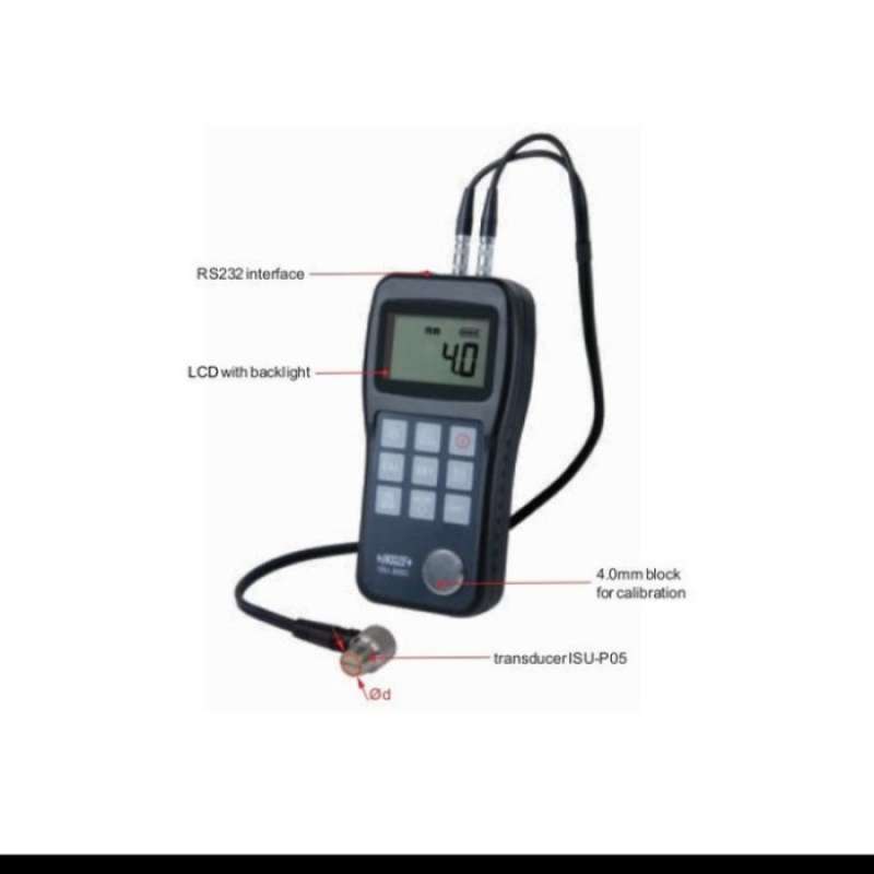 Jual ultrasonic thickness gauge insize ISU 200D di Seller Odettee Shop