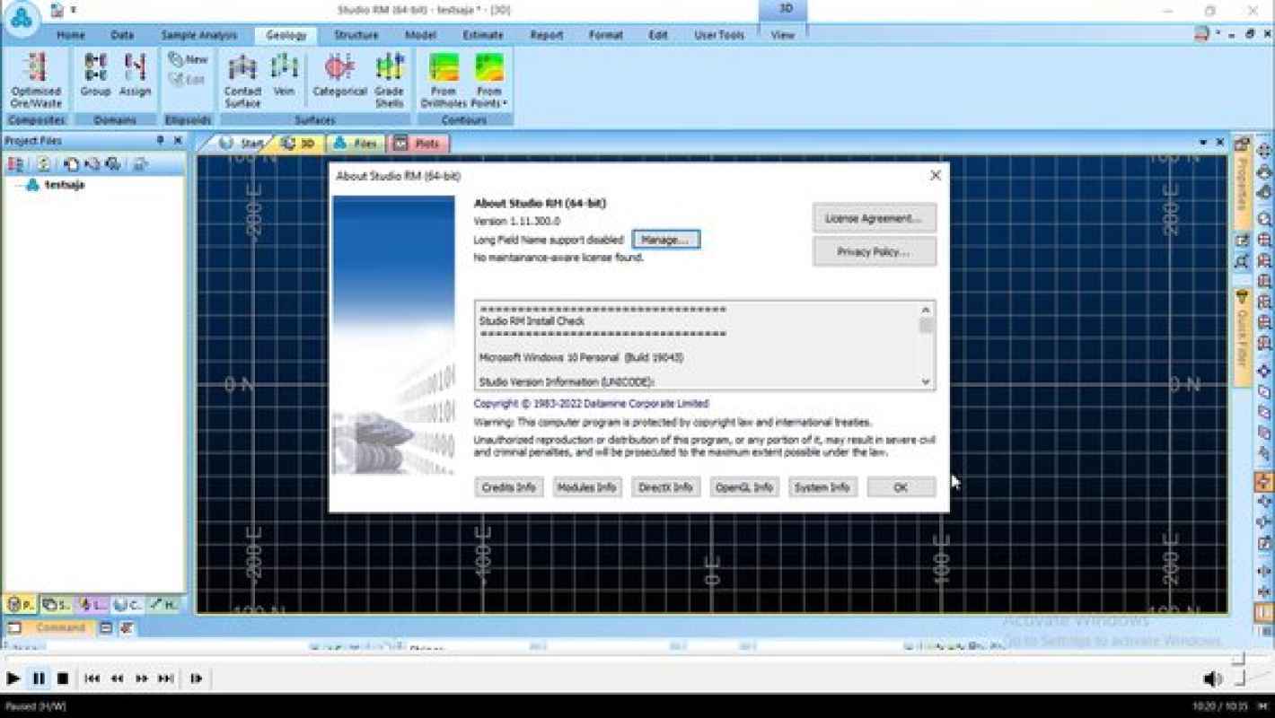 Datamine Software Studio Op Interface Jual Datamine Studio Rm 1.11.300 Update Terbaru 2022 Working 100% Di ...
