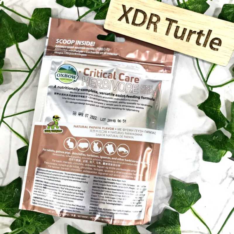 Jual OXBOW FINE GRIND CRITICAL CARE 100GR FORCE FEED TORTO RABBIT RES