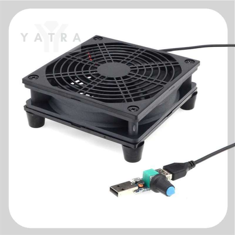 Jual SXDOOL Router CPU Fan Cooler DIY USB 120mm with Controller - SX120 ...