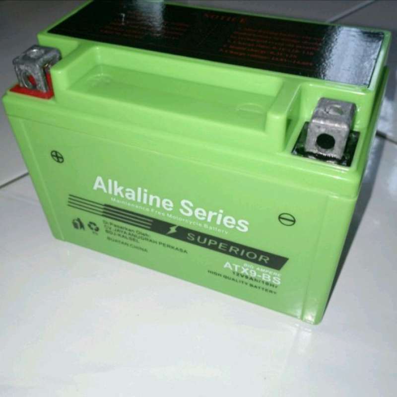 Jual Aki motor ninja karbu 250 ninja fi merk alkaline di Seller GH