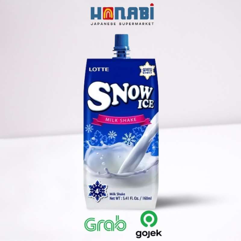 Jual Lotte Snow Ice Milk Shake 170ml Ice Cream Korea Made In Korea di