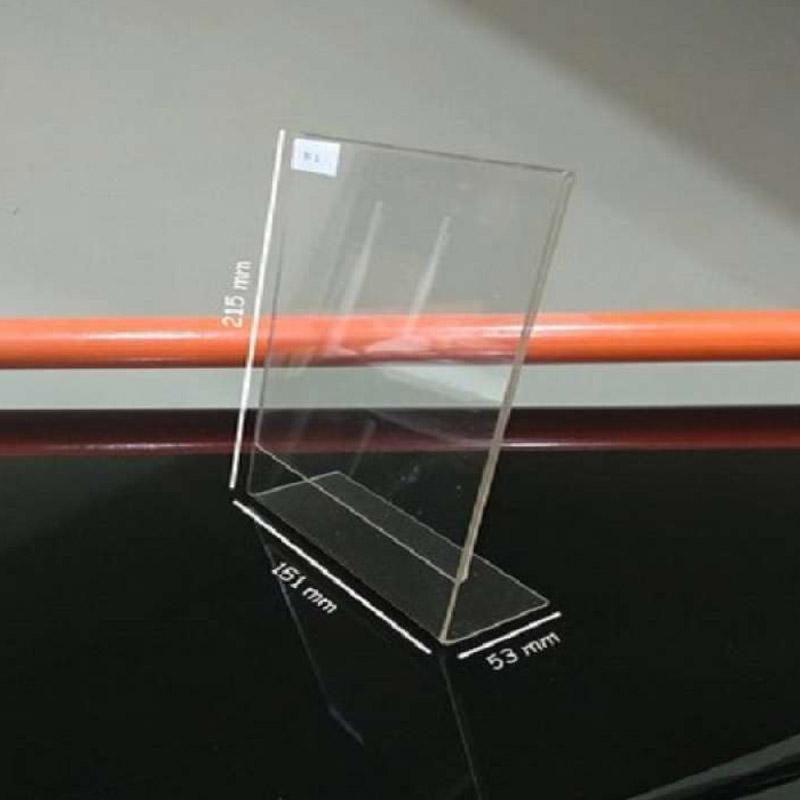 Promo OEM Akrilik Brosur Type- A5L Acrylic Menu/Lebel Display    Stand di