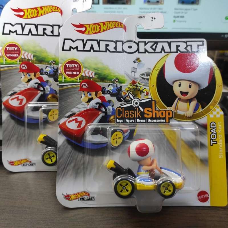 Jual Hotwheels Hot Wheels Mario Kart Toad Standard Kart Di Seller