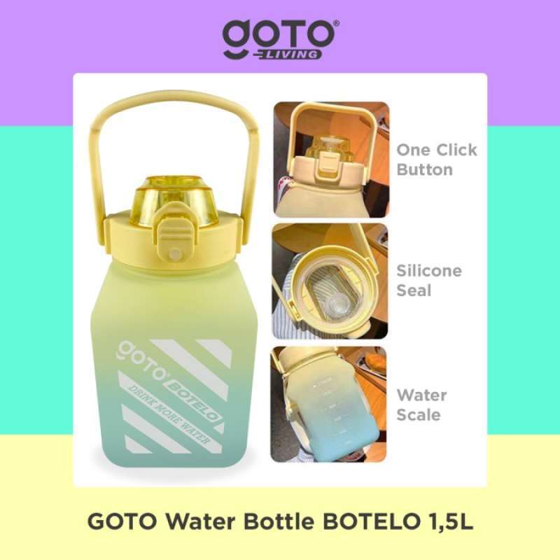 Botelo Vulumptious Jual Goto Botelo Botol Air Minum 1.5 Liter Tumblr Motivasi Viral Gemoy ...