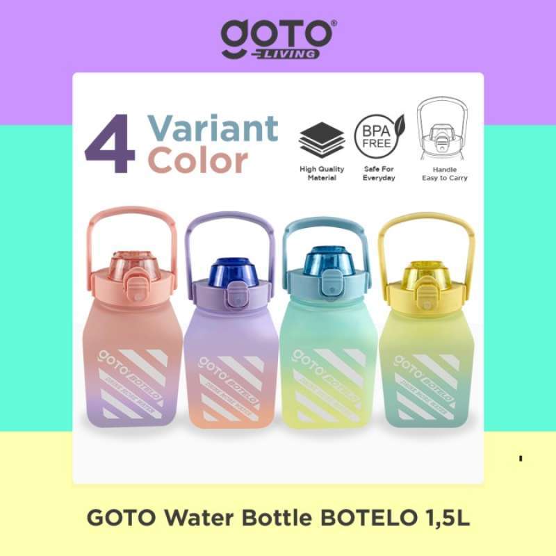 Botelo Vulumptious Jual Goto Botelo Botol Air Minum 1.5 Liter Tumblr Motivasi Viral Gemoy ...