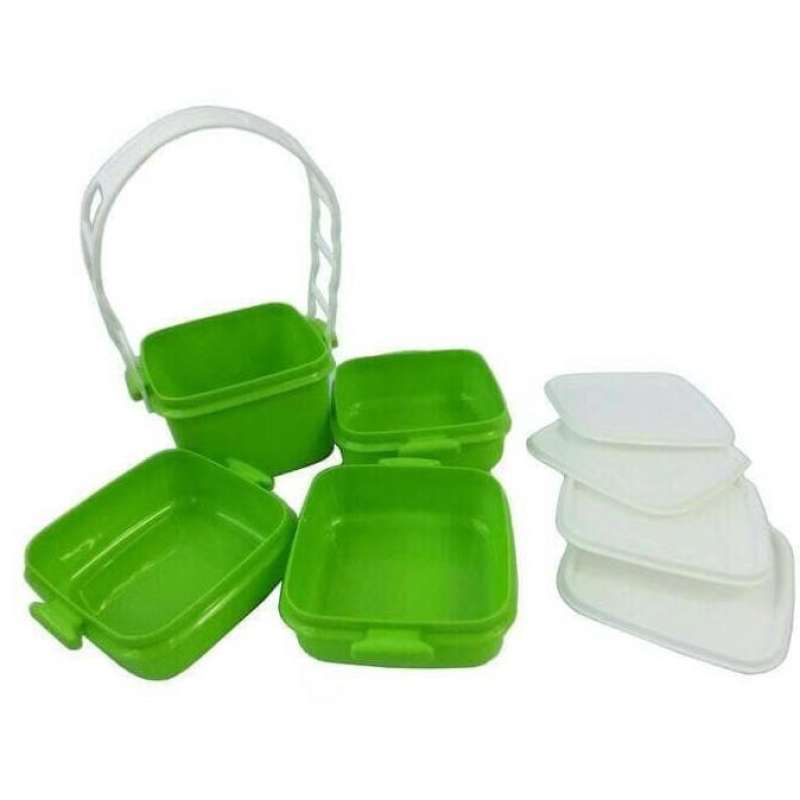 Jual Kindaichi Susun 4 / Microwave Lunch Box Catering Kotak Makan