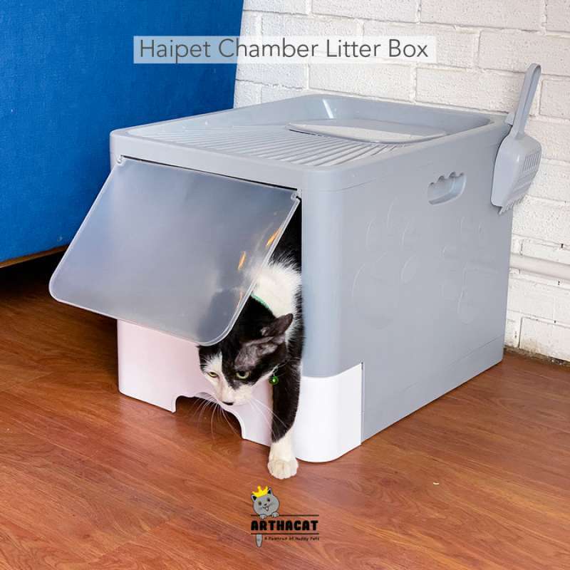 Promo Haipet Chamber Litterbox Tempat Bak Toilet Pasir Kucing