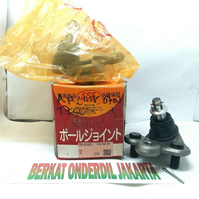 Jual BALL JOINT HONDA NEW CIVIC 2006ON SB6382L 555 JAPAN di Seller