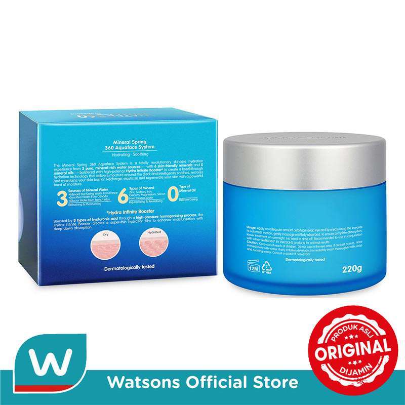 Promo Water 360 Mineral Spring Water Boost Sleeping Mask 220Ml Diskon