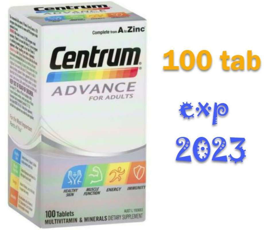 Promo Centrum Advance 100 Tablet Diskon 17% di Seller PALANG MERAH ...