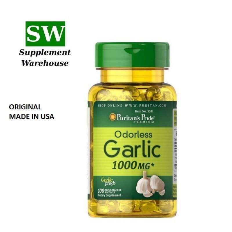 Promo Puritan'S Pride Odorless Garlic Extract 100 Softgels Diskon 16 di Seller PALANG MERAH