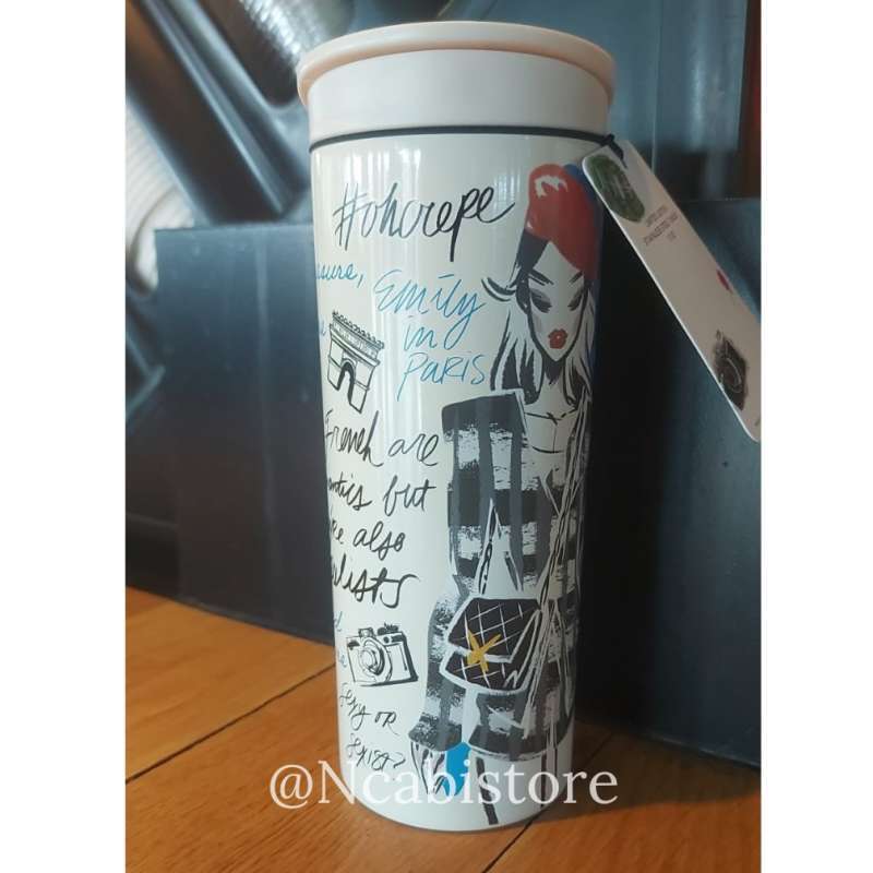 Jual Tumbler Starbucks Emily in Paris 2022 12OZ di Seller Ncabi Store Lebak Wangi, Kab