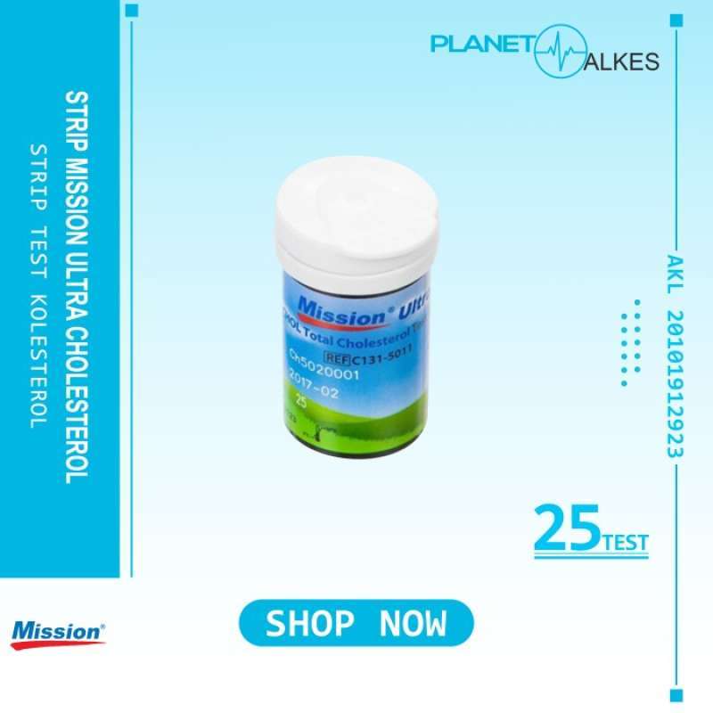 Promo Strip Mission Ultra Cholesterol / Strip Kolesterol Mission Ultra