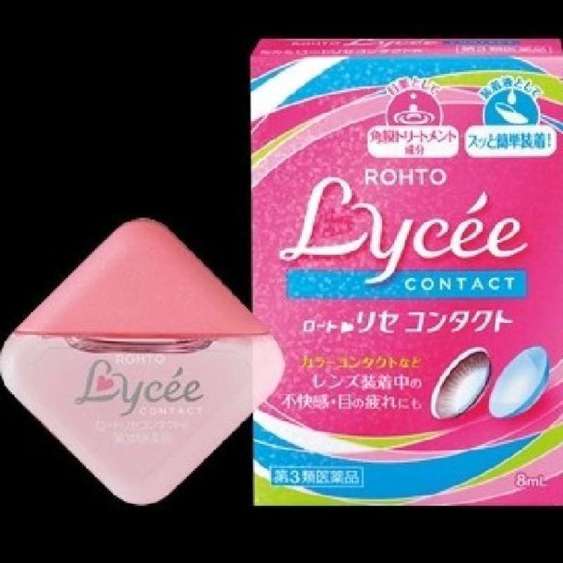 Jual Rohto Lycee Contact Lens & Non Kontak Lens Eyedrops Tetes Mata