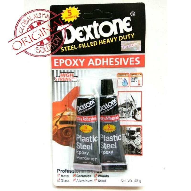 Promo Lem Besi Dextone Campur 48G Epoxy Adhesives 5 Menit Kuat Dan ...
