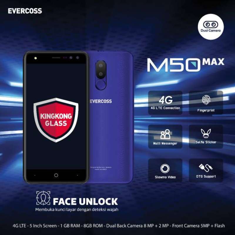 Jual Evercoss M50 Max Dual Camera di Seller TATA CELL OLSHOP - Lubuk ...