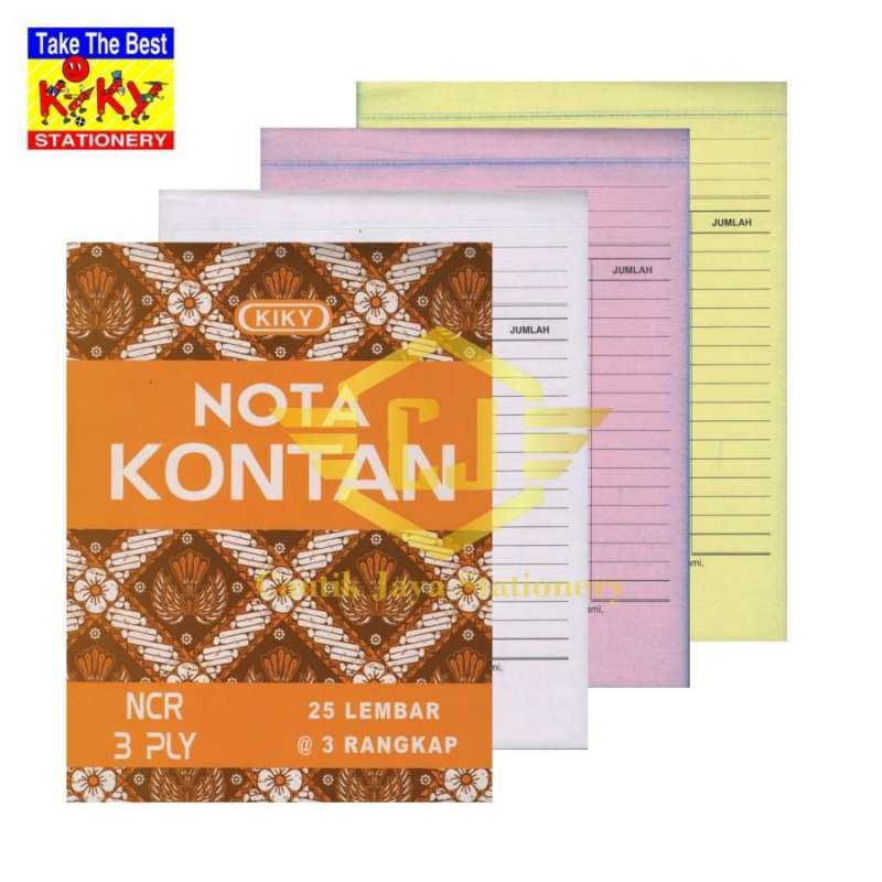 Jual Buku Nota KIKY Nota Kontan NCR 3ply 3 Rangkap Besar di Seller ...
