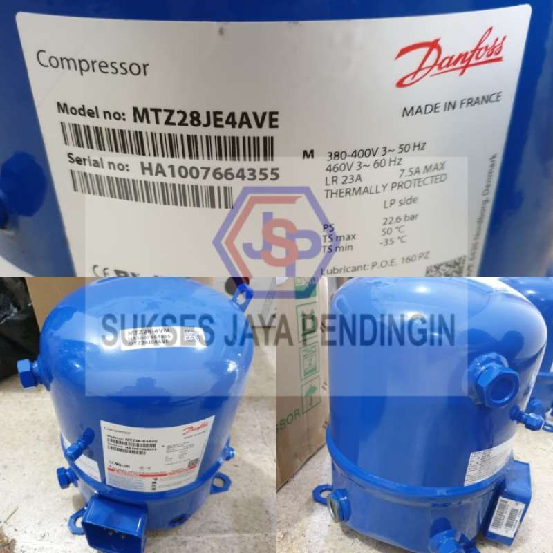 Jual Compressor Danfoss Original Mtz28je4ave / Mtz28 Di Seller Grock