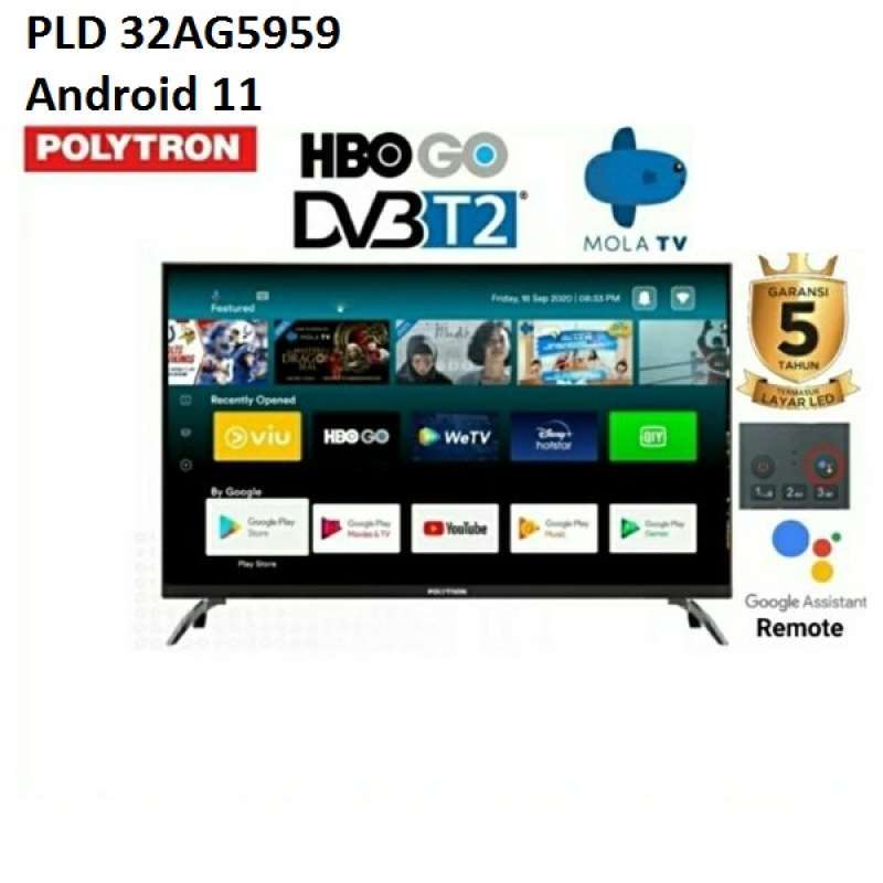 Jual POLYTRON PLD 32AG5959 Smart Android 11 TV 32 Inch 32in PLD32AG5959