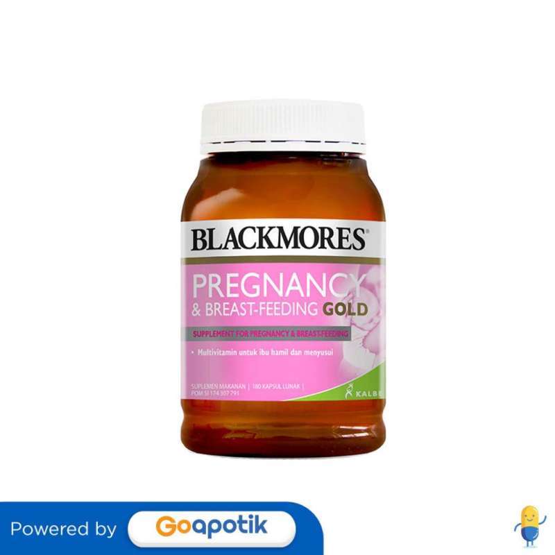 Jual BLACKMORES PREGNANCY & BREASTFEEDING GOLD BOTOL 180 KAPSUL di ...