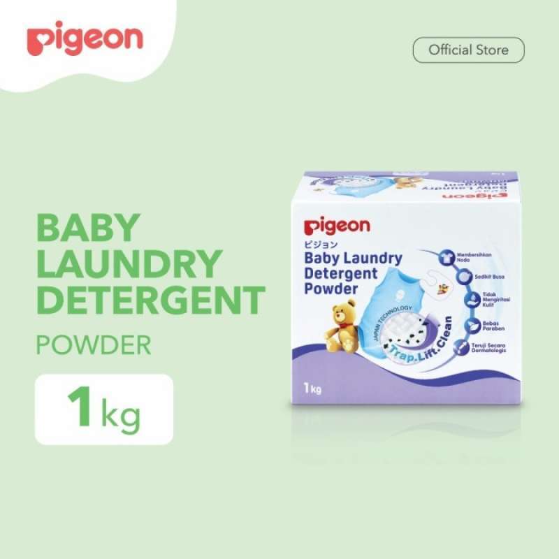 Jual PIGEON Laundry Detergent Powder 1Kg Sabun Cuci Baju Bayi Bubuk