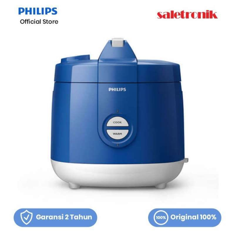 Promo Philips Rice Cooker HD3131/31 Blue Rice Cooker 2 Liter HD 3131