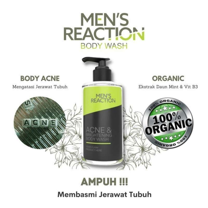 Jual MENS REACTION Acne And Brightening Body Wash Body Wash di Seller
