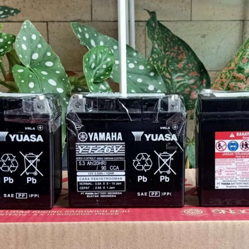 Jual aki accu yamaha Nmax new original YTZ6V VRLA MF Persamaan GTZ6V