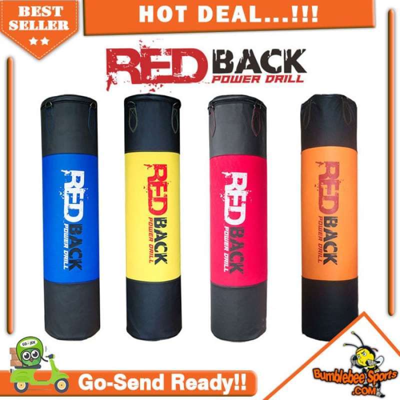 Promo Samsak RedBack Power Drill 120 CM Punching Bag Muaythai Dll