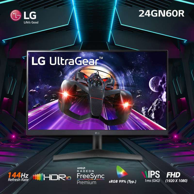 Jual Lg 24gn60r-b Monitor Ultragear Fhd Ips ( 24 Inch ) Di Seller Power ...