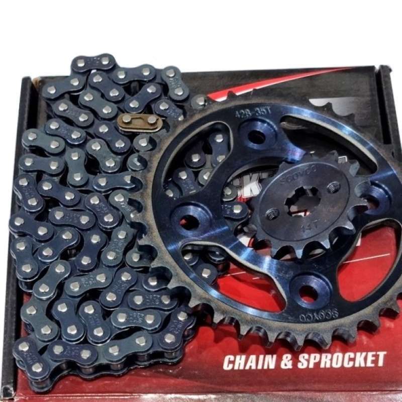 Promo Gear Set Supra X 125/ Gir Set Supra X 125 Helmin 14t35t Diskon