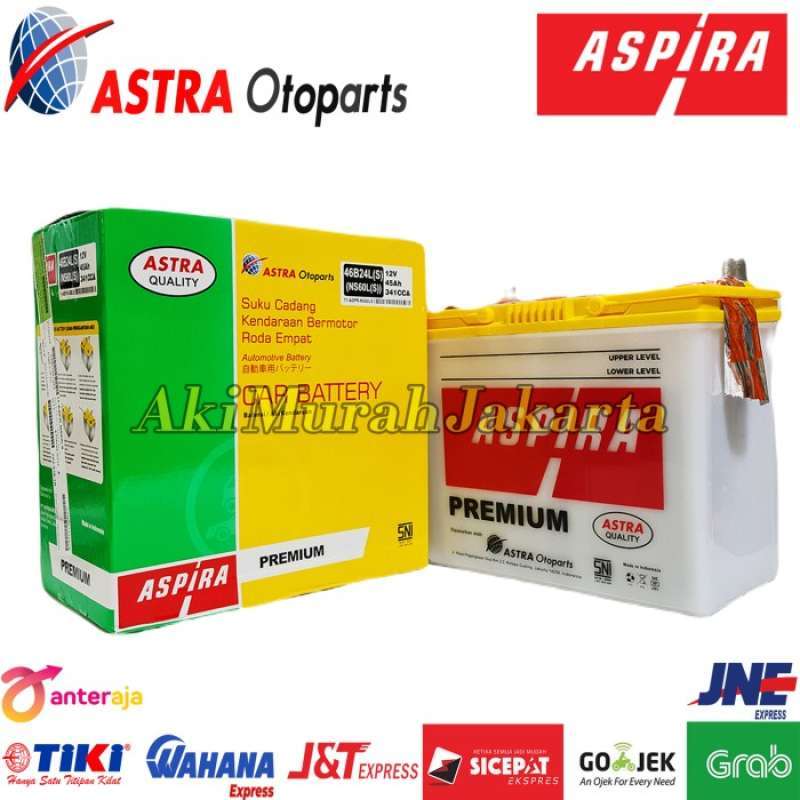 Jual Aki Mobil Toyota Sienta Aspira Astra Ns60ls Aki Basah 12v 45ah Di