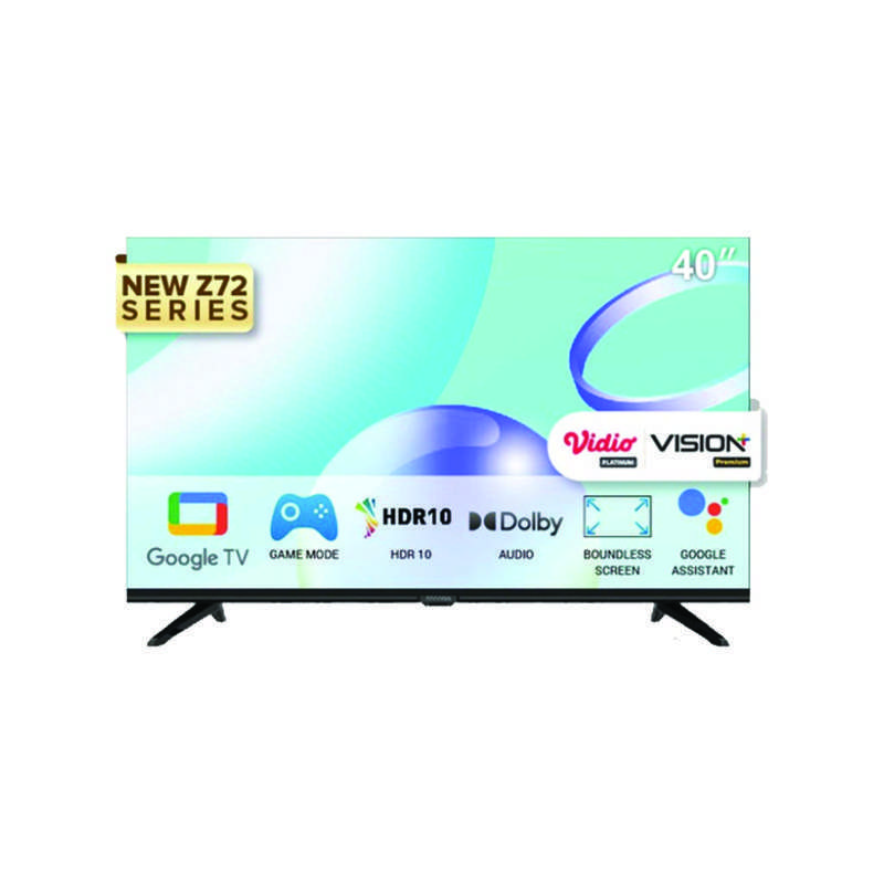 Promo Coocaa 40Z72 40 Inch OK Google Smart TV HDR 10 Dolby Audio Game