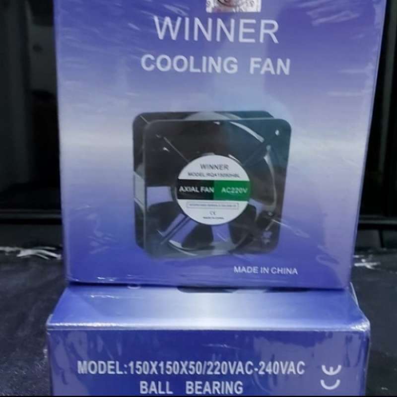 Jual COOLING FAN EXHAUST KIPAS PENDINGIN WINNER AC KOTAK 220V 15X15CM