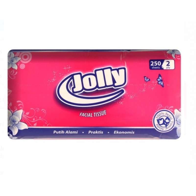 Jual [ Jolly ] Tissue Jolly 250 Sheet 2 Ply / Facial Tissue / Tissue ...