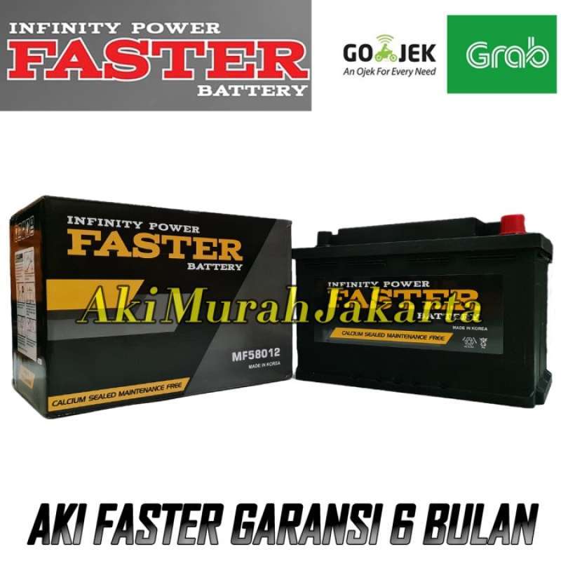 Jual Aki Mobil Chevrolet Spin Diesel 58012 58024 Faster Aki Kering 12v