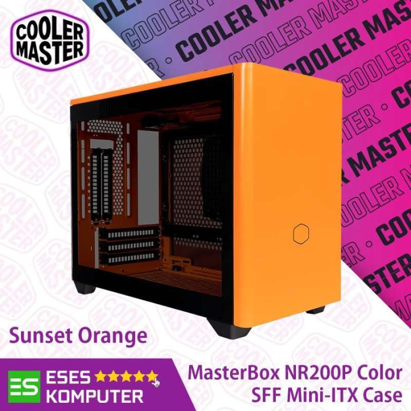Jual Case Cooler Master MasterBox NR200P Color Sunset Orange SFF Mini
