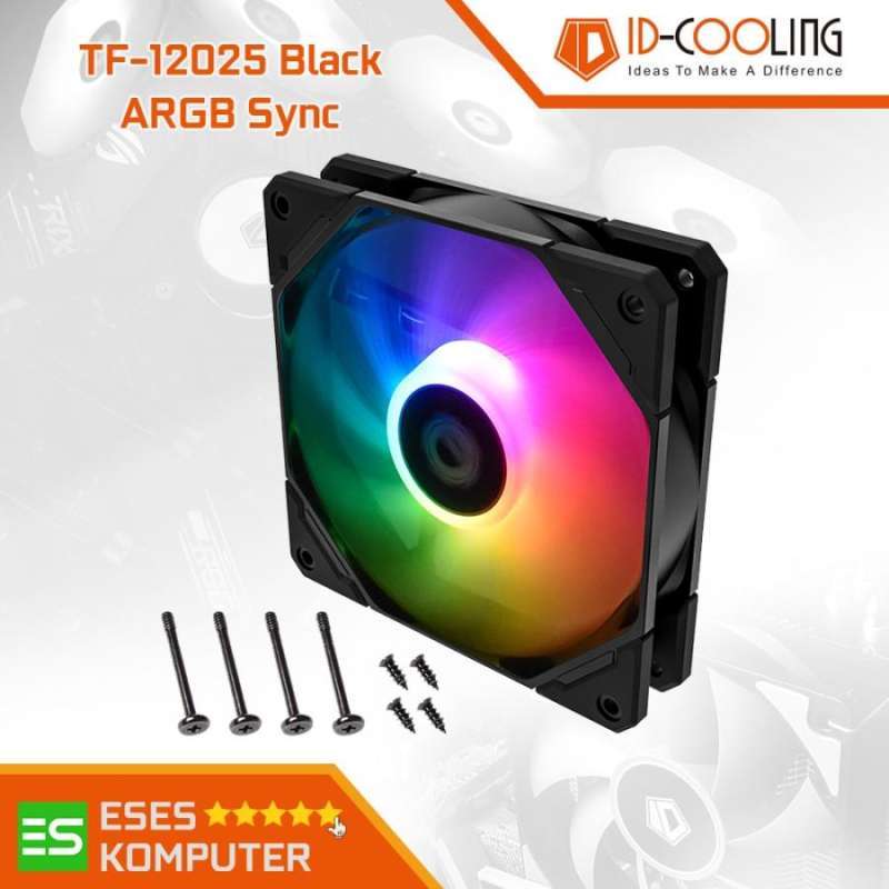Jual Fan Id-cooling Tf-12025-argb Single Fan 120mm Pwm Argb Sync Di ...