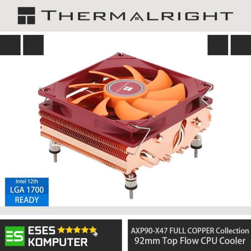 Jual HSF THERMALRIGHT AXP90X47 FULL COPPER Low Profile Mini ITX CPU