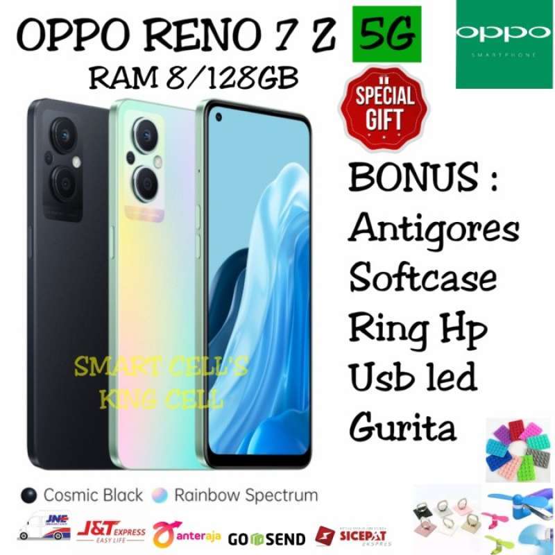 Promo OPPO RENO 7 Z 5G RAM 8/128GB GARANSI RESMI OPPO INDONESIA Diskon