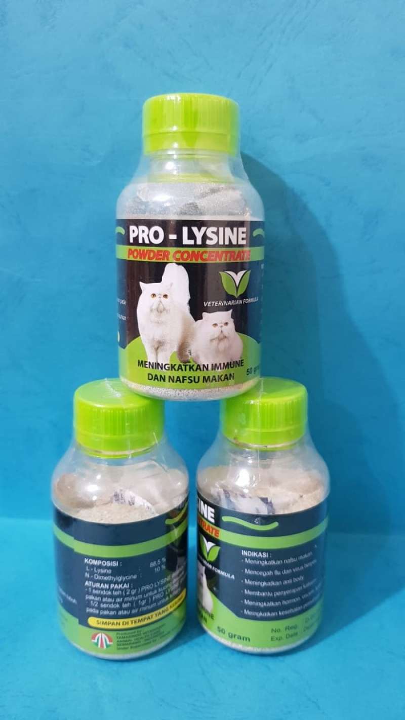 Promo Pro Lysine Cat Vitamin Kucing Prolysine Kucing Imunitas Kucing