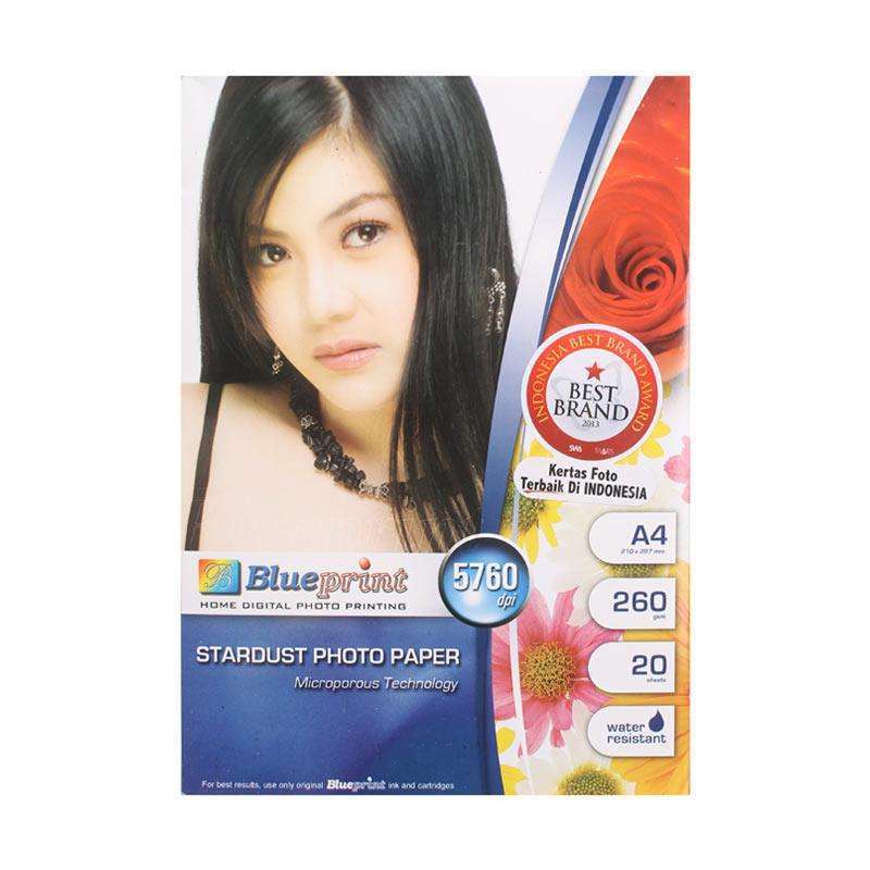 Jual Kertas Foto Blueprint BPSPA4260 Stardust Photo Paper A4 isi 20