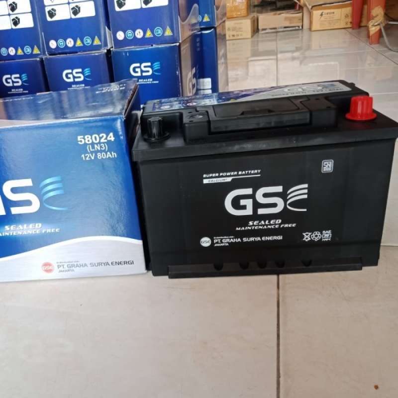 Jual Promo Aki Mobil Mercy Mb Series Din 58024 Gs Gold Shine Aki Kering