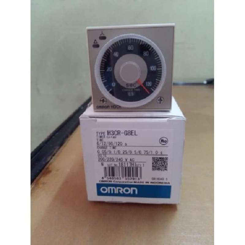 Jual TIMER OMRON H3CR-G8EL STAR DELTA 220V 8 PIN ORIGINAL di Seller ...