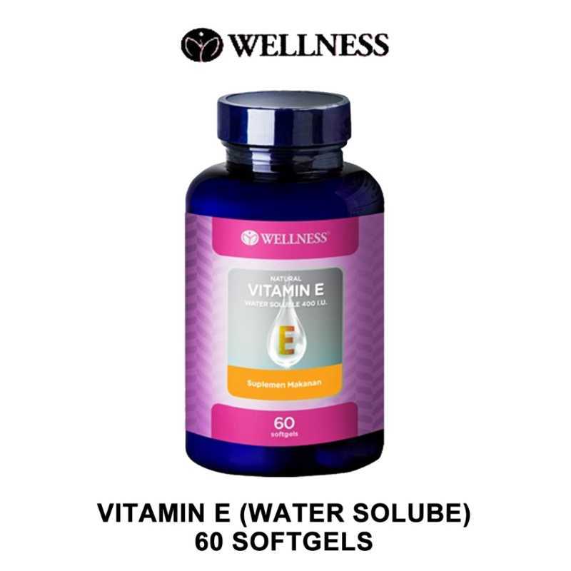 Jual WELLNESS NATURAL VITAMIN E 400 IU 60 KAPSUL di Seller TSOku