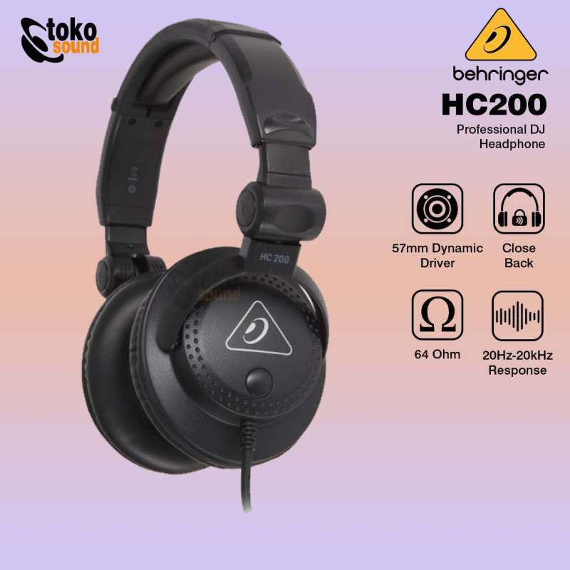 Behringer HC 200 Audífonos Profesionales de DJ