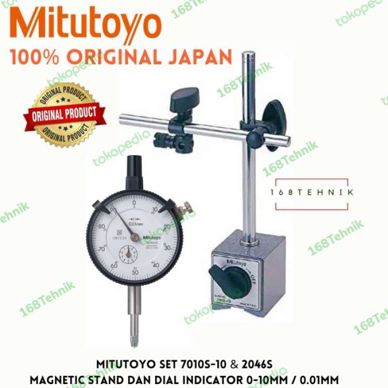 Promo MITUTOYO DUDUKAN STAND BASE 7010S10 + DIAL INDICATOR