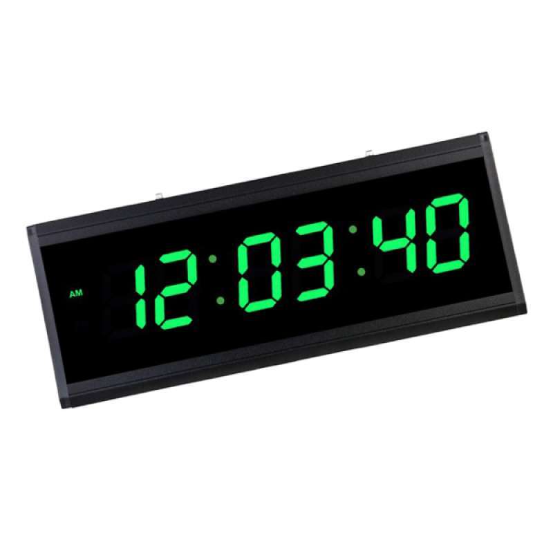 Jual Big LED High Brightness Hanging Digital Wall Clock Large Time
